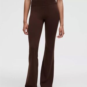 lululemon athletica Brown Flare Leggings